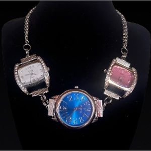 Handmade, watch, choker necklace